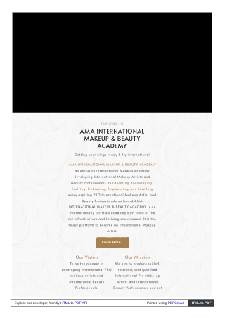 AMA INTERNATIONAL MAKEUP & BEAUTY ACADEMY