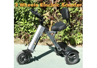 TopMate ES35 3-Wheel Foldable Electric Scooter – Lightweight Mobility for Adults