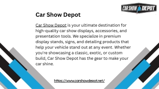Retractable Banner - Carshowdepot.net