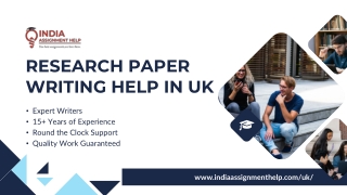 Research Paper Writing Help in UK