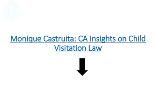 Monique Castruita: CA Insights on Child Visitation Law