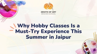 Zenith of Art – Best Hobby & Summer Camp Classes in Jaipur for All Ages