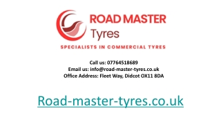 Road Master Tyres