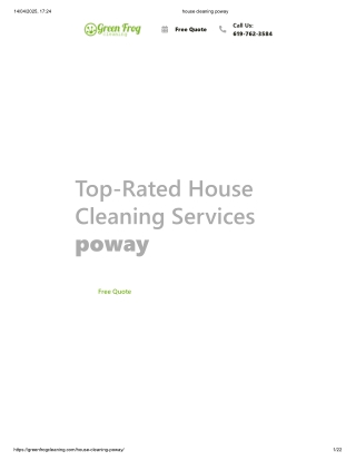 Best House Cleaners in Poway