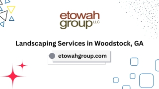 Professional Landscaping Services in Woodstock, GA