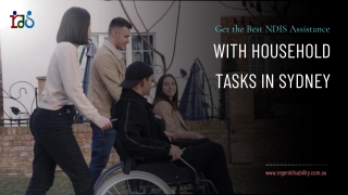 Get the Best NDIS Assistance with Household Tasks in Sydney