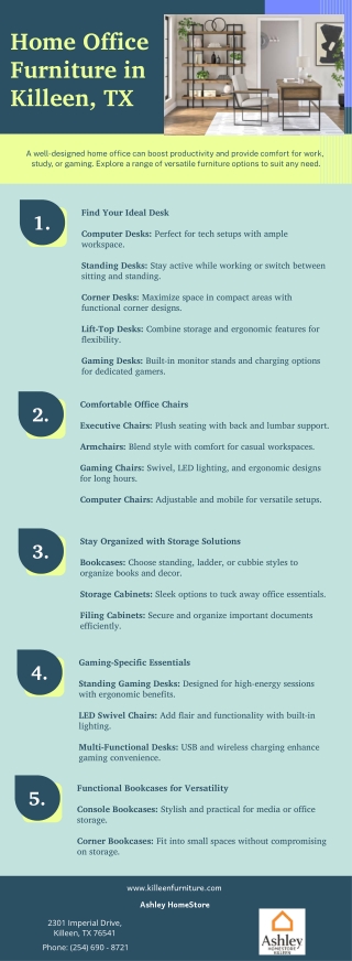 Home Office Furniture in Killeen, TX