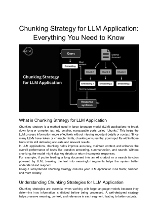Chunking Strategy for LLM Application_ Everything You Need to Know