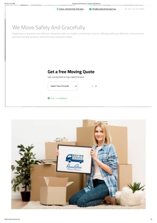 Packers and Movers in Dubai _ RS Movers