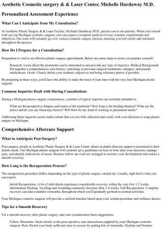 Michigan Plastic Surgery