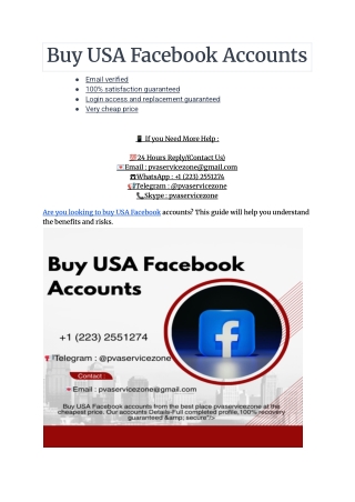 Buy USA Facebook Accounts (4)