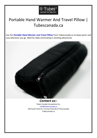 Portable Hand Warmer And Travel Pillow | Tubescanada.ca
