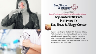 Top-Rated ENT Care in El Paso, TX – Ear, Sinus & Allergy Center