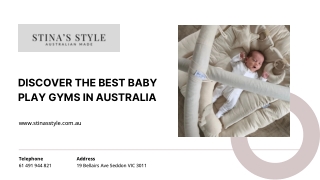 Discover the Best Baby Play Gyms in Australia