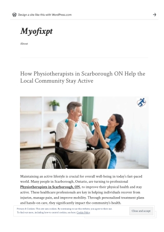 How Physiotherapists in Scarborough ON Help the Local Community Stay Active