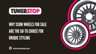 Why 3SDM Wheels for Sale Are the Go-To Choice for Unique Styling