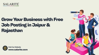Grow Your Business with Free Job Posting in Jaipur & Rajasthan