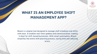 Employee Shift Management App for Efficient Scheduling