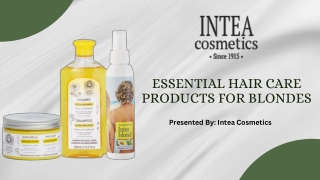 Essential Hair Care Products for Blondes