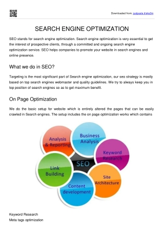 search engine optimigation pdf