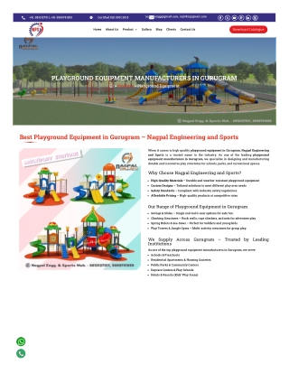 Innovative Playground Equipment Manufacturers in Gurugram