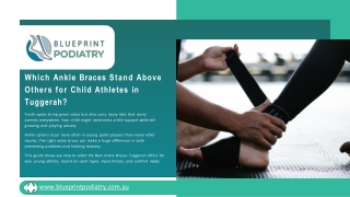 Ankle Braces Stand Above Others for Child Athletes in Tuggerah