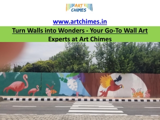 Turn Walls into Wonders - Your Go-To Wall Art Experts at Art Chimes
