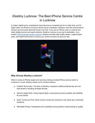 Apple iPhone Repair Near Me Service Center