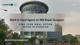 Rent in Vipul Agora on MG Road Gurgaon