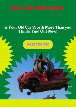 Is Your Old Car Worth More Than you Think Find Out Now!
