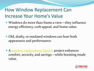 How Window Replacement Can Increase Your Home’s Value