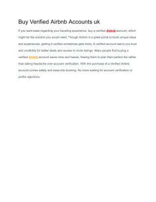 purchase a verified airbnb accounts from trusted place without any hassle.