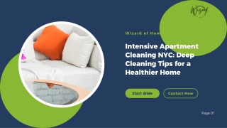 Intensive Apartment Cleaning NYC: Deep Cleaning Tips for a Healthier Home