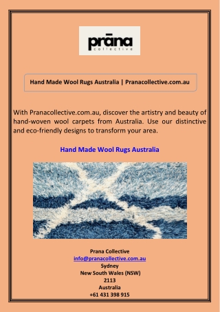 Hand Made Wool Rugs Australia Pranacollective.com.au