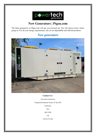 New Generators Ptgen.com