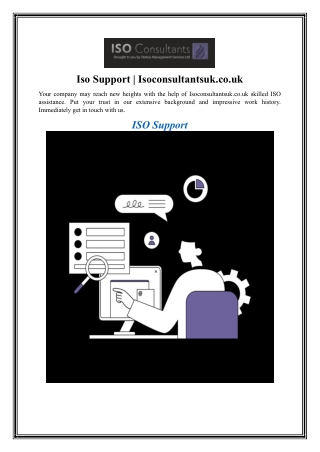 Iso Support Isoconsultantsuk.co.uk