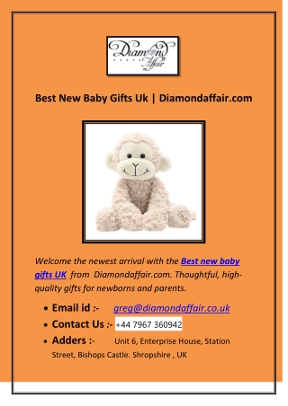 Best New Baby Gifts Uk | Diamondaffair.com