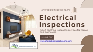 Electrical Inspections Asheville NC
