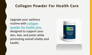 Collagen Powder For Health Care
