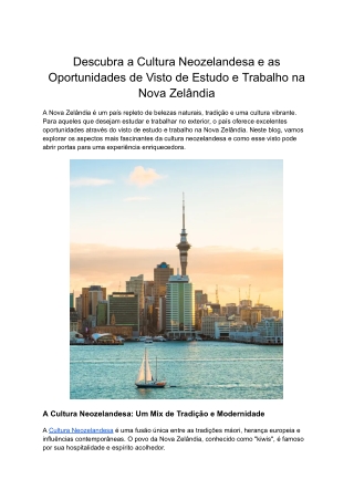 Pós Graduação Austrália – Estude em Universidades de Prestígio