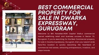 Best Commercial Property for Sale in Dwarka Expressway, Gurugram (1)