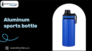 Aluminum sports bottle