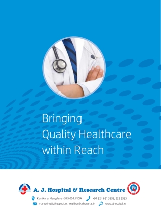 A J Multispeciality Hospital in Mangalore