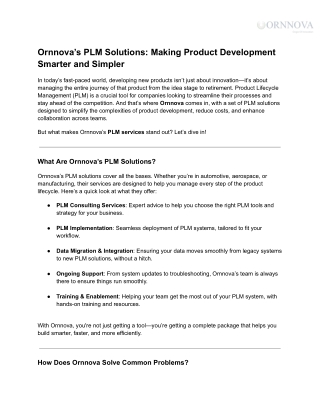 PLM Solutions for Automotive Industry