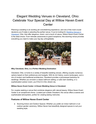 Rustic Farm Wedding Venues