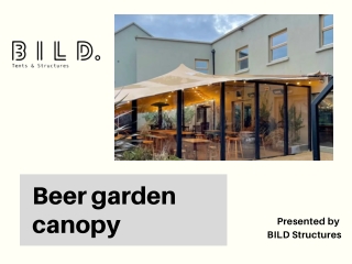 Stylish Beer Garden Canopies for Outdoor Spaces