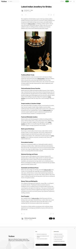 Trending Indian Jewellery for Brides