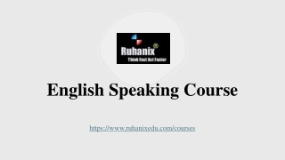 English Speaking Course
