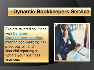 Dynamic Bookkeepers Service