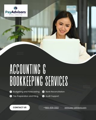 Accounting & Bookkeeping services